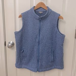 T by Talbot Women’s Blue Zip Front Vest size 1XP
